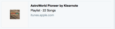 Apple Music Playlist Twitter Card