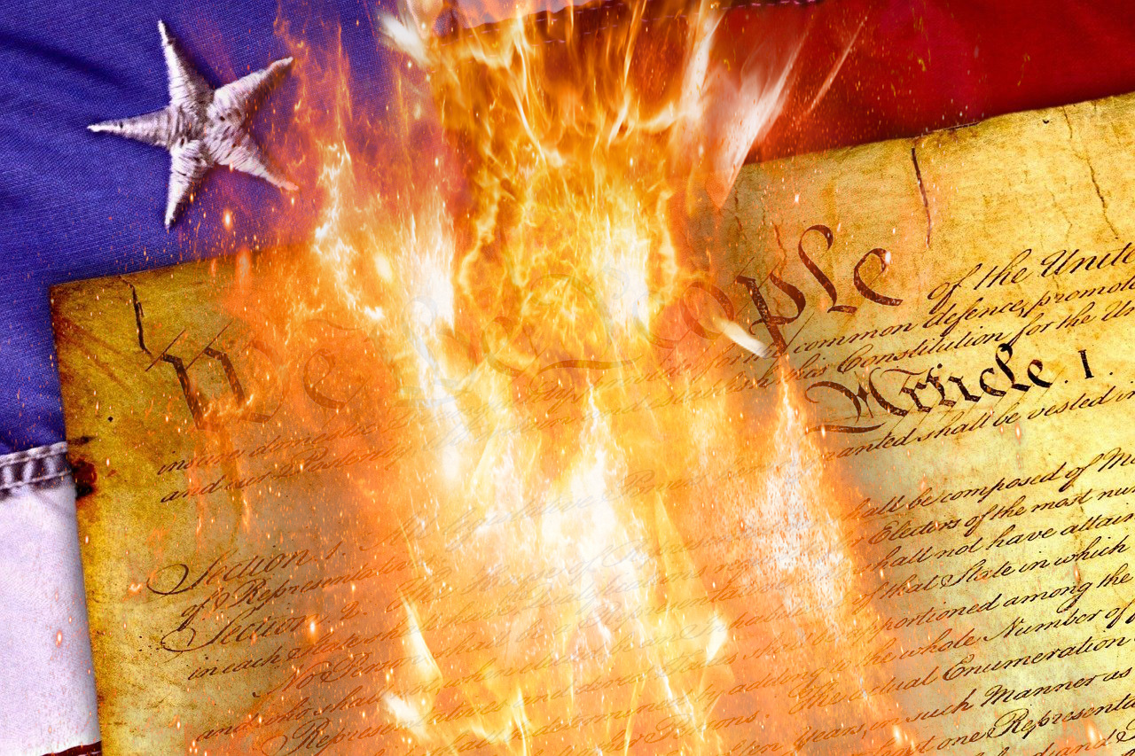 constitution-on-fire